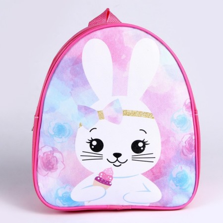 Children's set "Bunny", backpack 21x25 cm, cap rr. 52-54 cm,-5