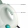 Steiring KitFort KT-9178,1050 W, 0.35 l, 30 g/min, heating 3 minutes, green