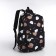 School backpack from lightning textiles, 3 pockets, pencil case, black color