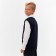 Minaku boy's vest for a boy: School Collection, Dark blue color, height 128 cm
