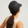 Female wicker cap minaku black color, river 58