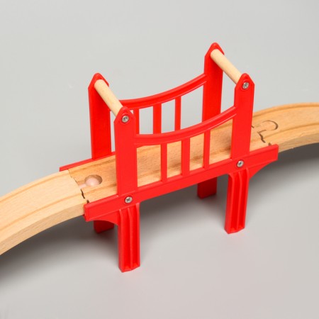 Railway "Big Journey", with a bridge, 39 parts, 27.5 × 27.5 × 5.6 cm-3