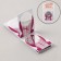 Forms for nail extension, 10 pcs, silver/pink color