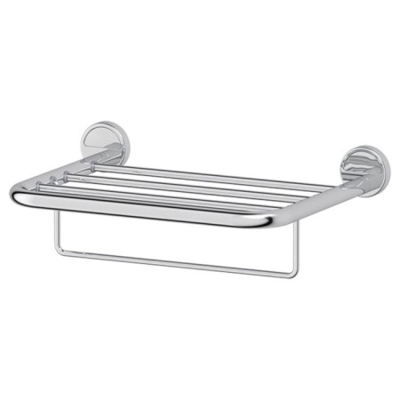 Shelf for towels with a barbell, width 40 cm, chrome