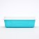 Toilet with side and net, 45x34x15 cm, gray/turquoise