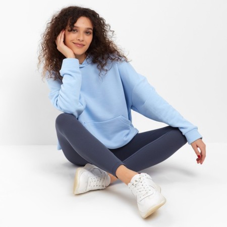 Hoody women Minaku: Casual Collection Color Blue Size 42-44-3