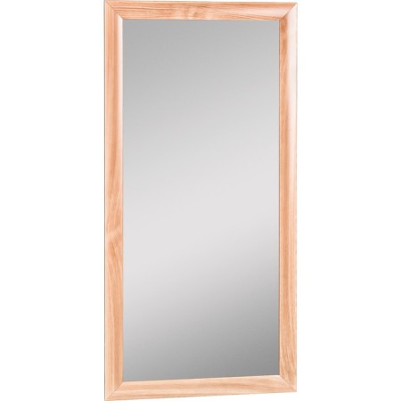 Domino mirror, MDF profile, beech, size 740x600 mm