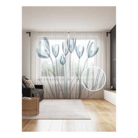 Photo "water plant", size 145x265 cm, 2 pcs