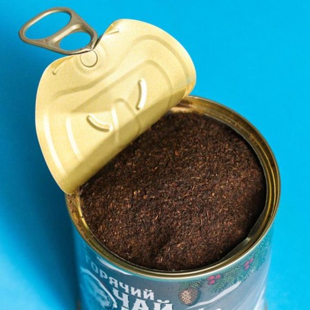 New Year! Black tea "New Year: Hot Male Tea": with ginger, 50 g.-2
