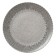 Dining plate Home Queen "Noir", d = 26.6 cm, color gray color
