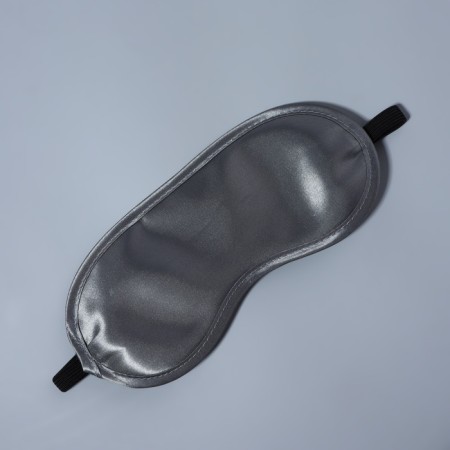 Sleep mask Satin 19*8.5cm single elastic band Gray contribution from-1