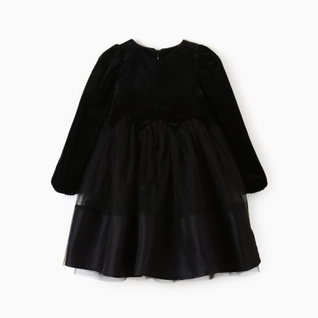 Платье детское нарядное KAFTAN рост 90, черный-4
