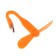Flexible flexible housing Luazon LOF-05, USB, 11 cm, orange