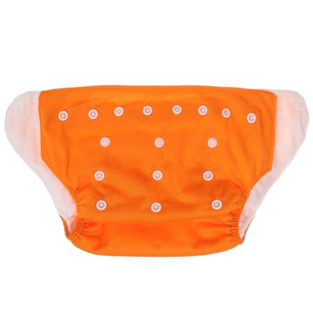 Reusable diaper, orange color-12