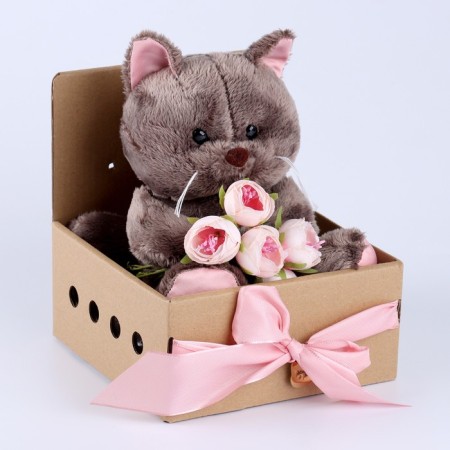 Soft toy "Marta", cat, mix-7