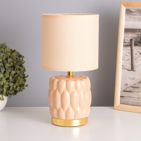 HELP LAM "Benita" 1x40W E14 peach 15x15x30cm