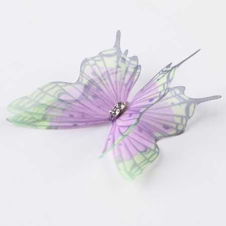 Decor for creativity "Butterfly Khokhlatka", two -layer, set of 12 pcs., Size 1 pc. - 5 × 5 cm-4