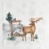 Set of New Year's napkins Ethel Forest Animals, 40x40cm - 4 pcs, cotton, sarzha