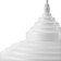 Lamp Bayerlux "Dome" 1x40W E27 with a white-gold 40x40x22-122 cm