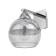 Sconces of 1x60W E27 chrome 18x15x24cm