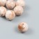 Plastic beads "Storaks of paint. Beige" set 20 grams d = 1.6 cm