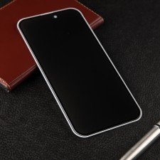 Protective glass for the iPhone 15 Plus, Antishpion, 9h, 0.33 mm, black frame