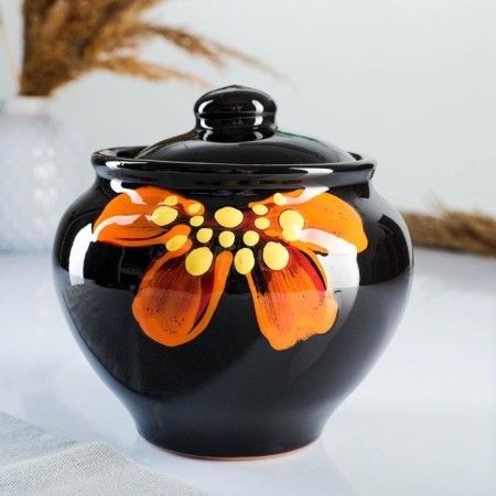 Set of pots "Gift with a sequence" 4x0.85l / 27x21x13cm, ladybug-1