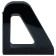 Paper tray Vertical Istanm Favorite, tinted black, 90mm width