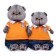 Soft toy "Basik in jeans and a Polo T -shirt", 30 cm