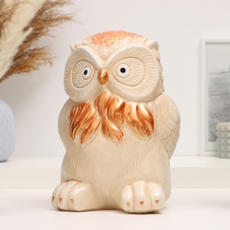 Piggy bank "Council" 18x18x25cm, beige-1