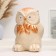 Piggy bank "Council" 18x18x25cm, beige