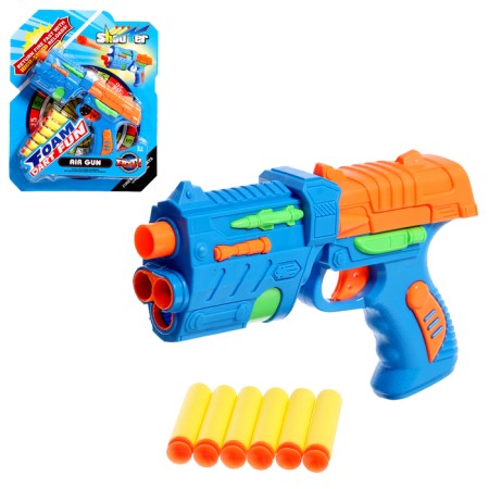 FOM pistol, shoots soft bullets, MIX color