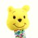 Soft toy for dogs "bear", 28 cm, yellow