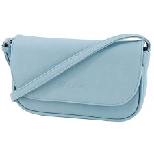 Women's bag B2772-06110, Blue color, artificial leather, 20x6x11 cm