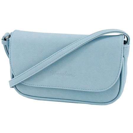 Women's bag B2772-06110, Blue color, artificial leather, 20x6x11 cm