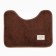 Set of rugs Ethel style 2 pcs brown color, 40x60 cm, 40x50 cm