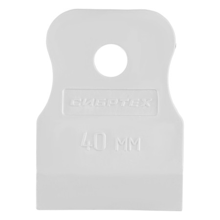 Spatula SIBRTTS 85831, white rubber, 40 mm