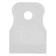 Spatula SIBRTTS 85831, white rubber, 40 mm