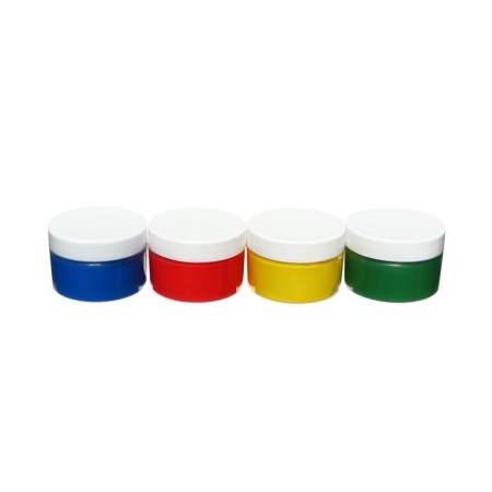 Paints finger 4 colors, 50 ml "Cartoons"-5