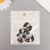 Decor for creativity metal, enamel "Cat-Gora" 2.8x2.8 cm