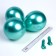 Latex ball 5 ", chrome, set of 100 pcs., Biryuza color