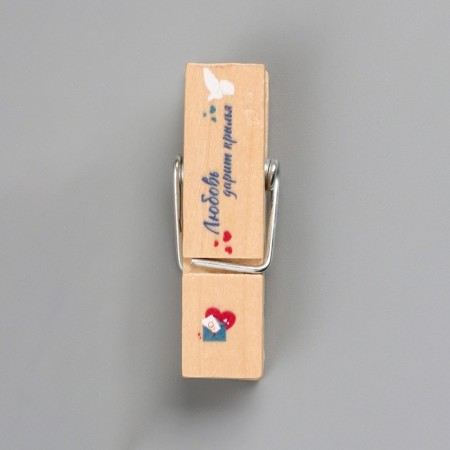 Decor for creativity Tree "clothespin - love gives wings" set 10 pcs-4