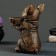 Candy Candy "A Dog with Brain" Bronze, 24x15x17cm