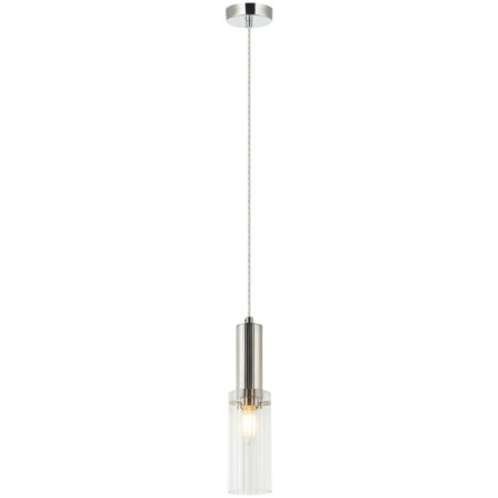 Suspension lamp Wunder 1xe14 40W, size 8x8x35-150 cm, Nickel color