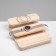 Level 3 decoration stand, 16.9 × 20 × 5.2, wood, color light brown