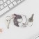 Parisen key rings for keys "Bunny", 6.5 x 6.8 cm