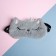 Mask for sleep "cat", pink color