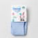 Baby tights with a terry followed, the color is blue, height 110-116