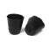 Polyethylene pots for seedlings, 150 ml, 6.5 × 6.5 × 6 cm, thickness 50 μm, black, Greengo