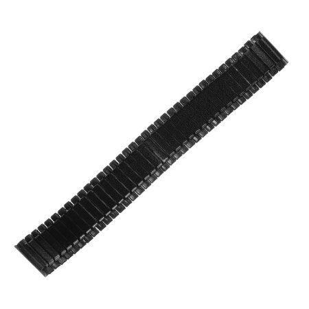 Solomon watch strap, 20 mm, metal, L-15.5 cm, black-2